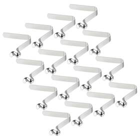 Pta231228tt000358 Patikil 8.3x8mm Kayak Paddle Snaps 16 Pack Tent Pole Clips Steel V Shaped Single P Inch