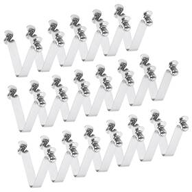 Pta250215tt000745jp Patikil 20 Pack 6.5x5mm Kayak Paddle Clips - V-shaped Steel Spring For Tents