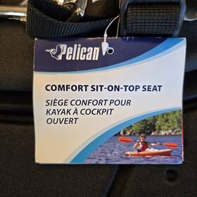 Ps1015-1 Pelican 705353043451 Sit On Top Kayak Comfort Seat Universal Adjustable Waterproof