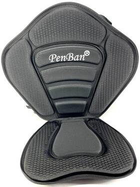 Penban-3 Penban - Adjustable Padded Kayak Seat And Backrest With Detachable Bag Solid Black