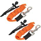 Ph172 Kayak Paddle Leash Canoe Pcs Orange Kayaking Securing 784099132865