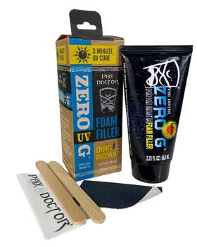Pd0g Phix Doctor Zero G Uv Foam Filler Epoxy/poly Surfboard Repair Kit