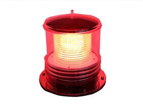 Pilotlights.net 616453977808 Solar Dock Warning Light - Waterproof Lighting Red Led Constant