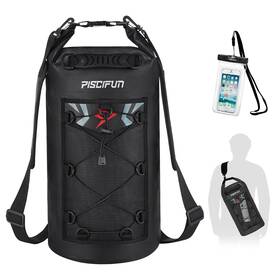 Bg004-a-20 Piscifun Dry Bag Waterproof Floating Backpack 20l With Phone Case
