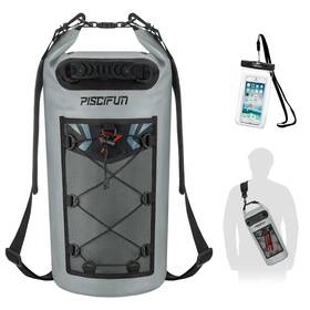 Bg004-h-10 Piscifun Dry Bag Waterproof Floating Backpack 10l With Phone Case