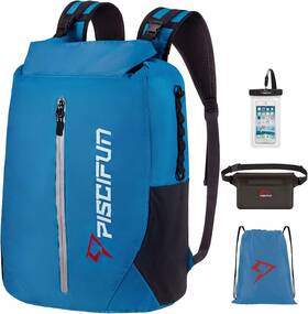 Piscifun-bg017-pn Piscifun Dry Bag Waterproof Lightweight Backpack With 20l Light Blue