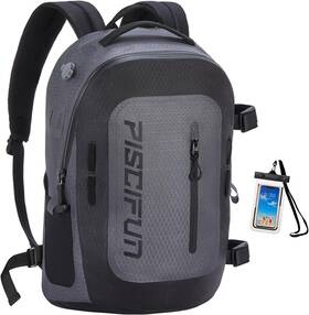 Piscifun-dbg001-pn Piscifun Waterproof Backpack 20l/25l Tpu Dry Bag With Phone Case Floating Wate