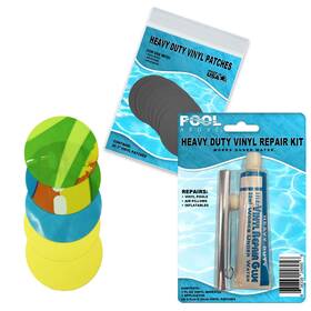 24895 Pool Above 29659 Repair Kit For Peacock Island Vinyl Glue Yellow And Multi Patches