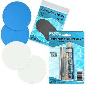 24895 Pool Above 29726 Repair Kit For X5 Canopy Island Vinyl Glue White And Blue Patches