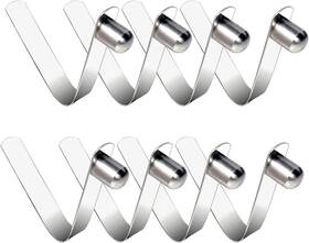 801432 Ppgod Hzmm 8 Pcs Kayak Paddle Spring Snap Clips Tent Pole Stainless Steel Push