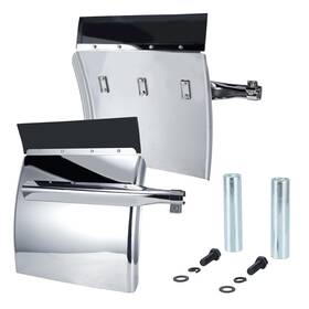 Pl-5001ss-1 Prinic 24 Inch X Quarter Fenders For Semi Truck 430 Stainless Steel Triangle Brack