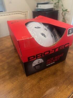 200011103 Pro Tec Pro-tec Ace Water Helmet Size Small Satin White Color