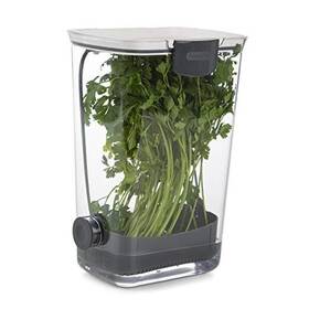 Pks-930 Progressive International Herb Keeper White With Removable Silicone Drain Plug Bpa-free Plastic