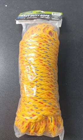 Ne-75b Promar 75 Ft 1/2 Inch Braided Lobster Rope - Yellow-dana