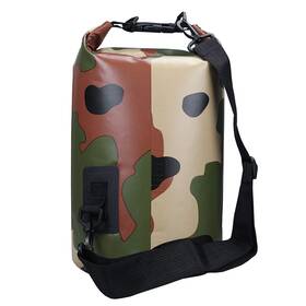 500d Prooffer 713923607118 5l Camo Tarpaulin Heavy-duty Pvc Water Proof Dry Bag Sack For Kayaking/b