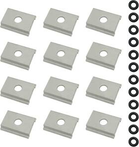 Aap-1012 Qs 445026814898 12pcs Kayak Adapter Plates And O-rings Accessories Aluminum
