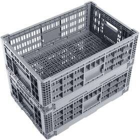 Qtjh 791783450174 Collapsible Storage Gray 23.6 Inch L X 15.7 W 8.6 H-two