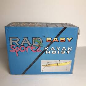Rad Sportz 613103004075 Nib Kayak Hoist Lift Garage Storage Canoe Hoists 125lbs Sealed