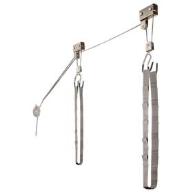 83-dt5002-gry Rad Sportz Kayak Storage Hoist - Overhead Pulley System With 125lb Capacity For Canoes
