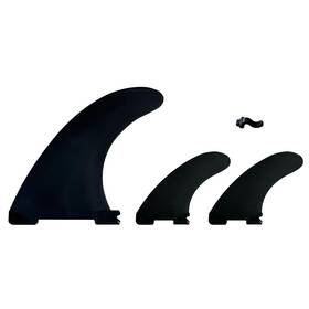 Rangalii 691057269443 3 Black Detachable Sup Paddleboard Fins Set Inflatable Stand Up Paddle Board