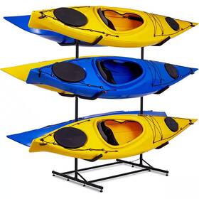 Raxgo 445024896858 6 Kayak Freestanding Storage For Indoor And Outdoor Rack