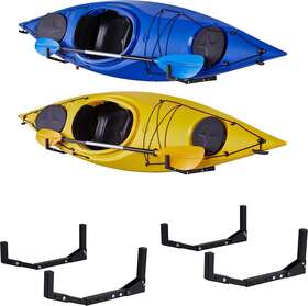 Raxgo Rgwmkr2pk Kayak Wall Hanger Heavy Duty Mounted Storage Rack - 2 Pairs