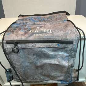 Rta001rt02-rtwt Realtree Roll-top Cinch Dry Bag Fishing 10 L Backpack Tahoe Blue