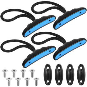 Sah-relaxgiant-0679 Relaxgiant 4 Pieces Kayak Handles Kit Canoe Carry Handle Pull T With Cord