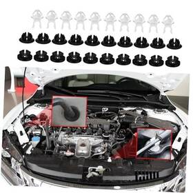 Qph5176 Rgoaanc 30pcs Hood Prop Rod Holder Clips Car Support Clip Engine Stay