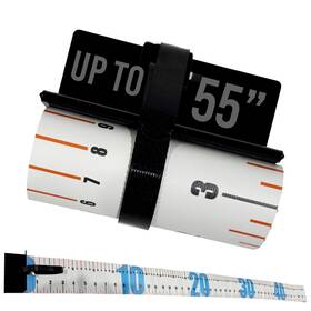 Rite Angler 726439931011 Deluxe Fish Ruler - Durable Waterproof 55 Inch White/blue