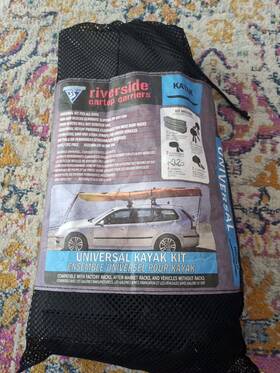 068233 Riverside New Universal Kayak Car Top Carrier Kit Sold By Rei