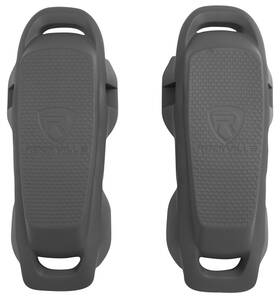 Rockville 810095687280 2 Pack Atlas Foam Gray Black 22 Inch X9 Boat Bumper No-knot/quick Adjust