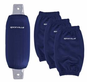 C44516nb Rockville 4-pack 4.5 Inch To 5 Navy Blue Boat Fender Covers Uv Resistant