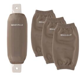 C44516s Rockville 4-pack 4.5 Inch To 5 Sand Boat Fender Covers Uv/abrasion Resistant