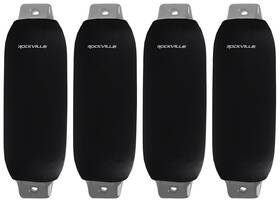 C8527b Rockville 4 8.5 Inch X27 Black Fender Covers Stretchy Uv/abrasion Resistant