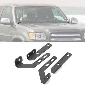 70ro104021 Romelack Hood Mount Light Brackets Ditch Led Pods Bracket Compatible With Toyota Tundr