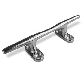 Salty Reef Marine Hardware 707989721536 5 Inch Polished Deck Cleat Heavy Duty 316 Grade Stainless Steel
