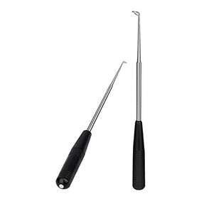 D02155 Savita 2pcs Fishing Hook Quick Removal Stainless Steel Fish Black