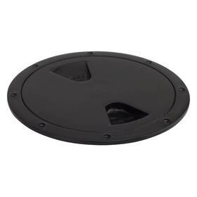 Sea-dog 035514335188 Screw-out Deck Plate - Black 4 Inch