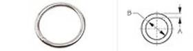 K191520 Sea-lect Designs Round Ring 2 Inch 304 Stainless