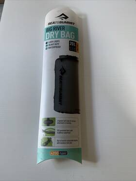 230-576-0005 Sea To Summit Big River Waterproof Dry Bag 20l - Black Nos In Package