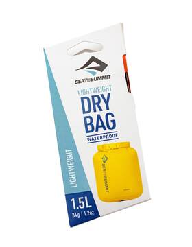 Asg012011-010905 Sea To Summit 1.5l Lightweight Dry Bag Sack Yellow Sulphur 70d Nylon Recycled