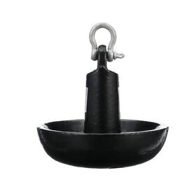 Seachoice 719249412702 Mushroom Anchor Vinyl Coated Cast Iron Black 20 Lbs. Boats