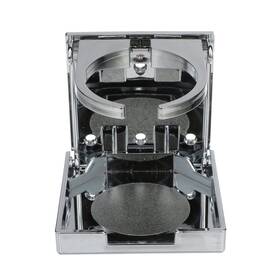 Seachoice 719249794112 Folding And Adjustable Drink Holder Chrome Plated