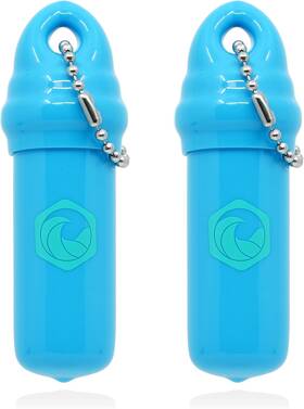 Seahive 313053710797 Floating Keychain 2 Pack With Waterproof Safety Container Boat Key Float - Pon