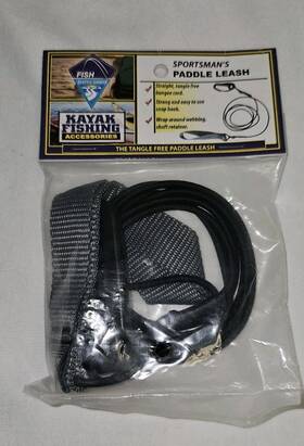 059415 Seattle Sports Company Sportsmans Paddle Leash Black