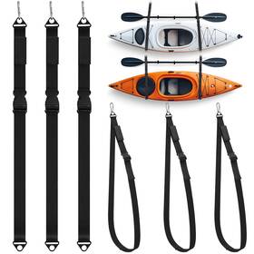 Qar-seenelling-3590 Seenelling 4 Pcs Kayak Snowboard Hanging Straps For Wall Storage 440lb Capacity 74 Inch Nylo Qar-seenelling-3590 Seenelling 4 Pcs Kayak Snowboard Hanging Straps For Wall Storage 440lb Capacity 74 Inch Nylo