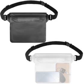 Sekonow 410467172700 2pcs Waterproof Pouch Fanny Pack With Adjustable Waist Strap Scree