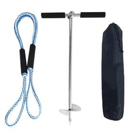 Shenghuiss 768432779368 Boat Sand Anchor Kit Marine Stainless Steel 316 With Bungee Dock Line