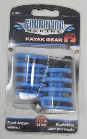 Sl76675 Shoreline Marine 2 Pack Kayak Scupper Stoppers Plugs 1 1/2 In 1.5 Inch